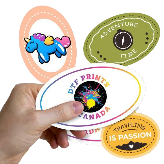 Custom Oval Stickers