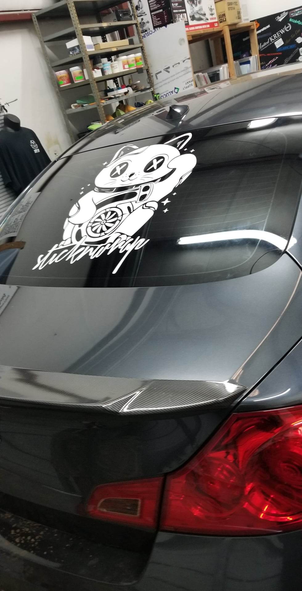 Lucky Cat Turbo Decal