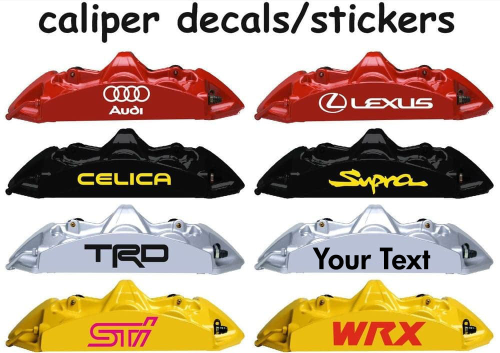 Brake Caliper Decals