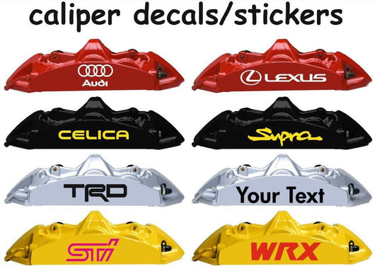 Brake Caliper Decals