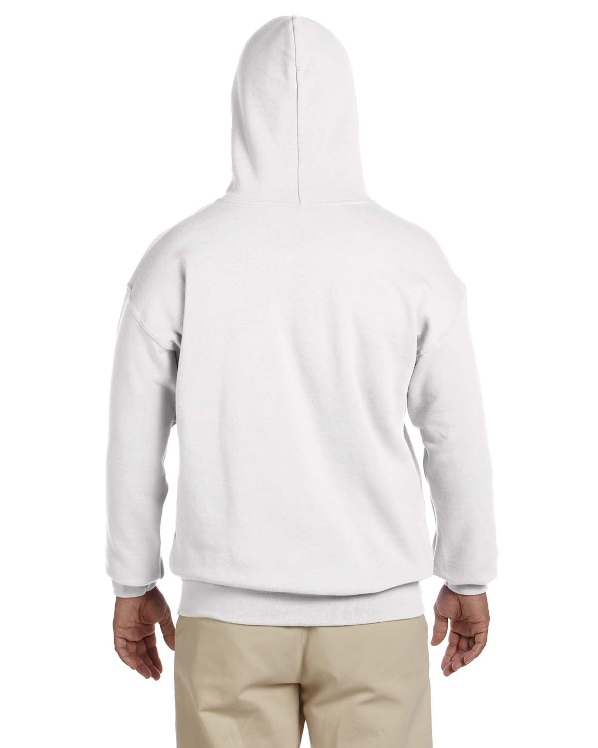 100 White Hoodies
