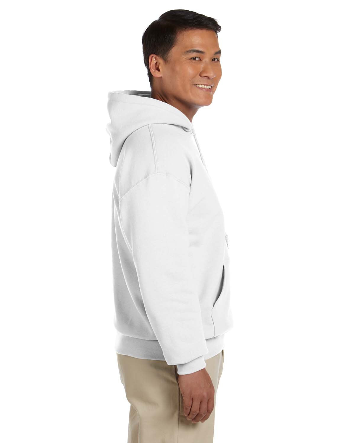 100 White Hoodies