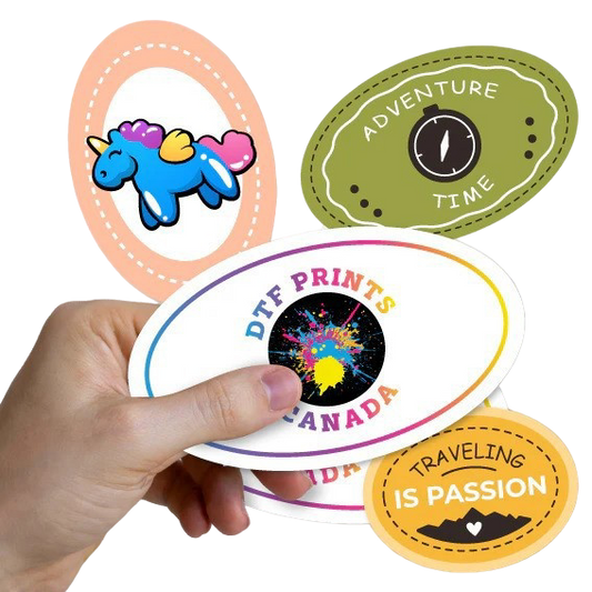 Custom Oval Stickers