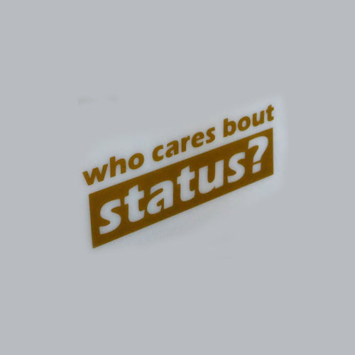 Who Cares About Status Decal